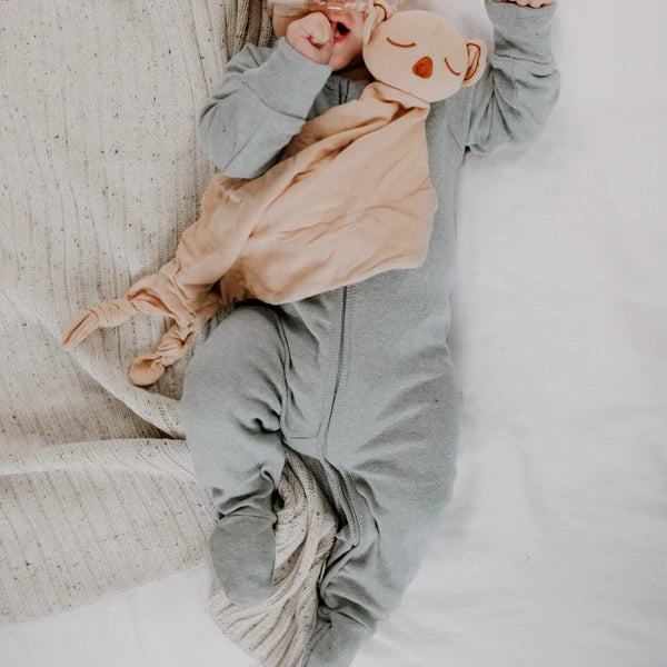 Organic Cotton Zip Suit L/S Dew Speckled