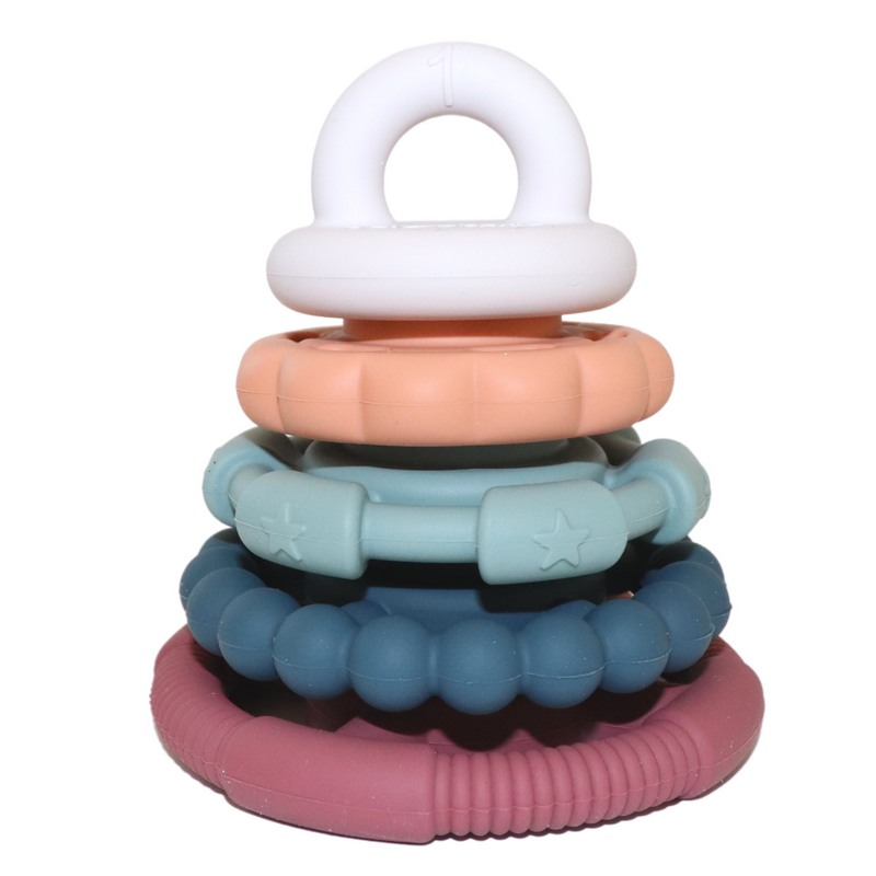 Stacker + Teether Silicone Toy