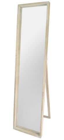 Natural Wood Floor Mirror | Natural | 40x170cm