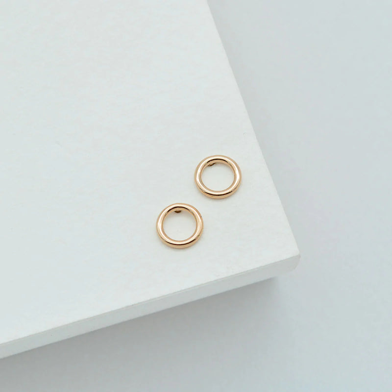 Halo Earring | Rose Gold