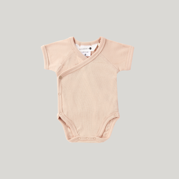 Organic Cotton Kimono suit Short Sleeve Husk