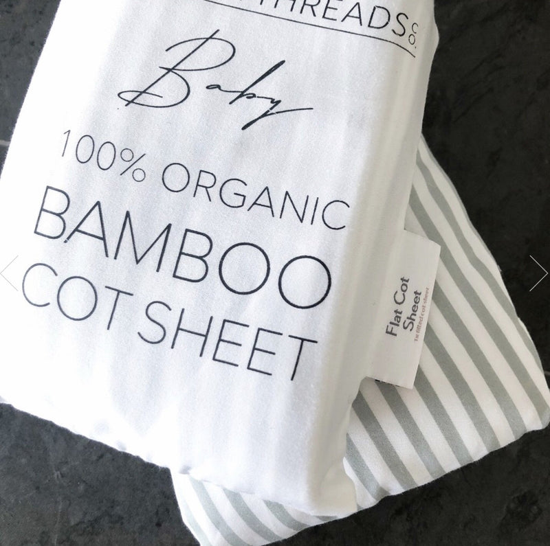 Bamboo 100% Organic | Flat Cot Sheets