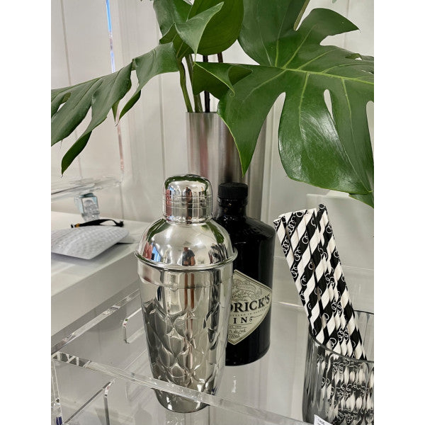 Cocktail Shaker Stainless Teardrop Print