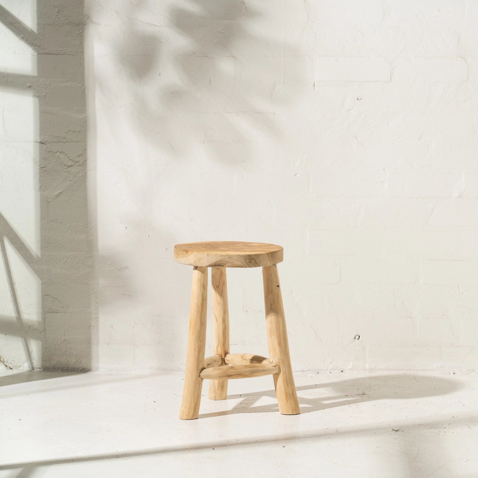Lale Timber Rustic Milking Stool | 46cm