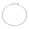 Infinity Silver Tension Bangle (60mm)