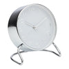 Isabella White Silent Alarm Clock