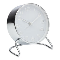 Isabella White Silent Alarm Clock