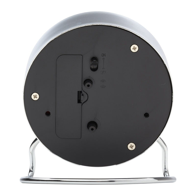 Isabella White Silent Alarm Clock