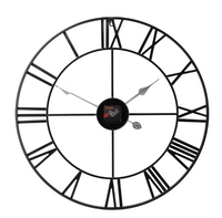 Karl | Silent Metal Wall Clock | 60cm