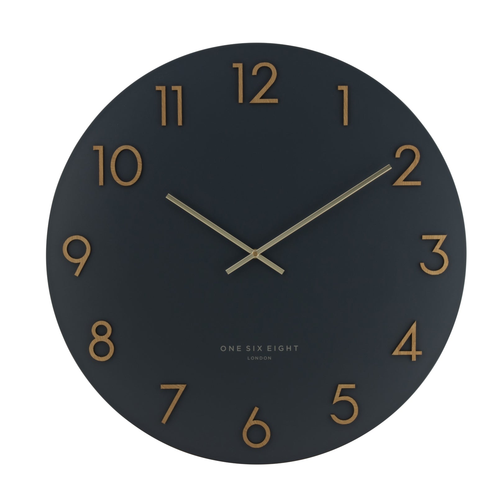 Katelyn Metal Wall Clock | Charcoal Grey