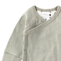 Kimono Suit L/S Sage Speckled