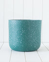 Erika Planter | Green/White Speckle