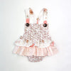 Baby Girls Frilly Playsuit | Sweet Chestnut