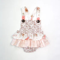 Baby Girls Frilly Playsuit | Sweet Chestnut