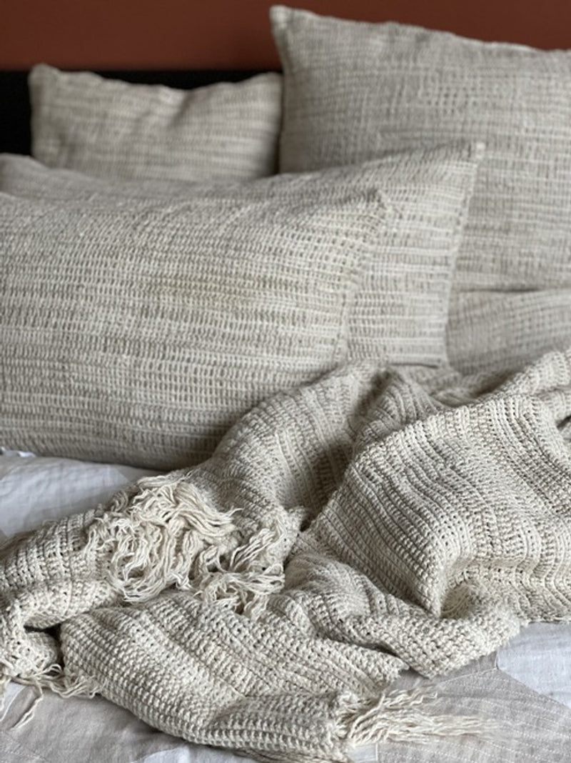 Bergen Ombre Stonewashed Linen Throw
