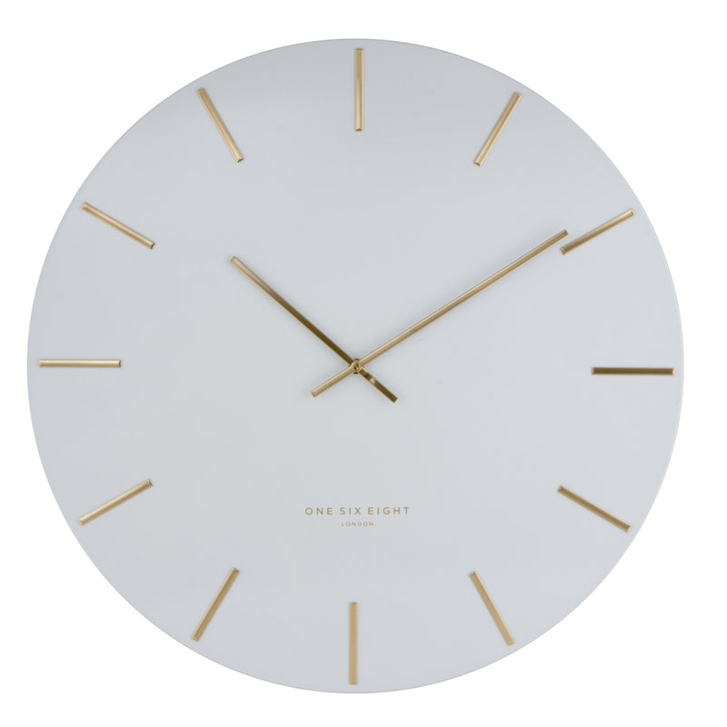 Luca Silent Wall Clock | White | Assorted Sizes