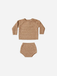 Mira Knit Set |Heathered Apricot