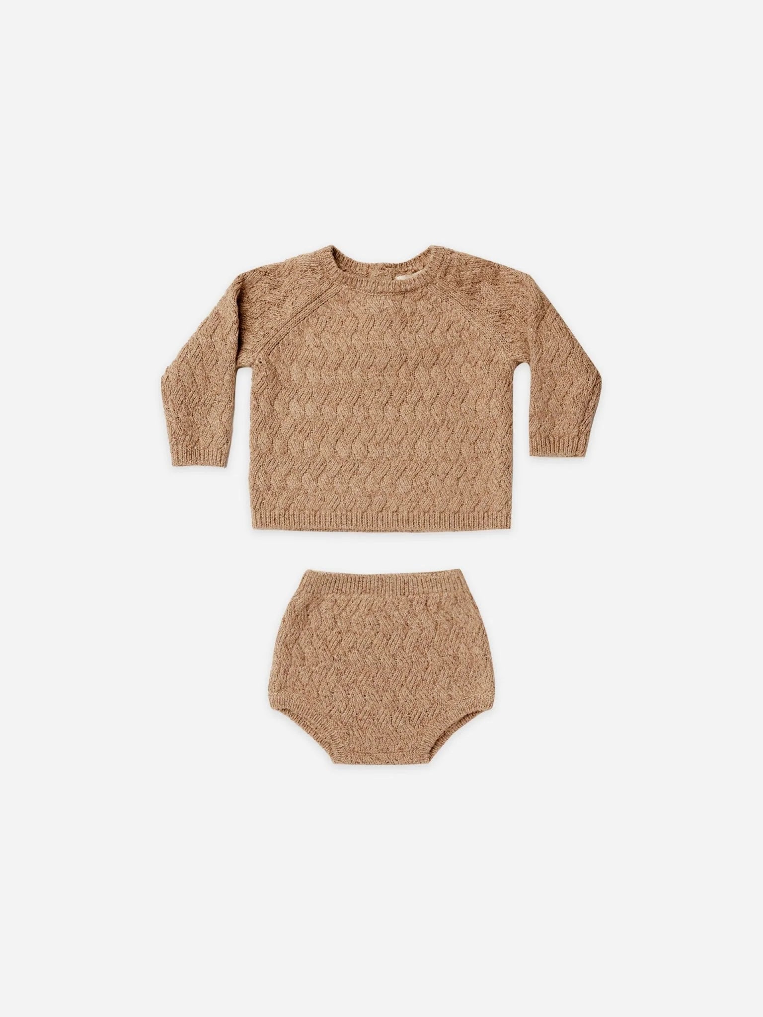 Mira Knit Set | Heathered Apricot