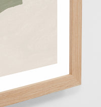 Modern Bloom Sage 4 | Framed Print