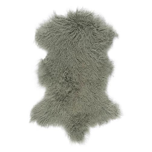 Mongolian Fur Hide | Sage Green