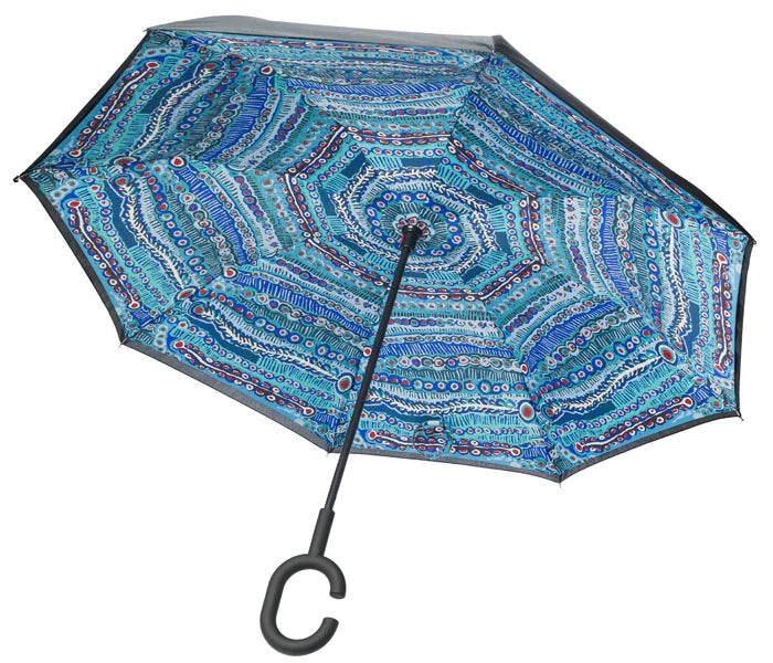 Aboriginal Artist Designed Inverted Umbrella