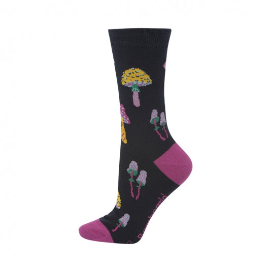 Enchanted Mushrooms | Womens Bamboo Socks