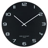 Nero Silent Metal Wall Clock | Black