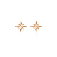 North Star Earring | Rose Gold