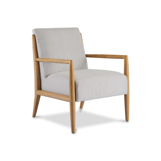 Olinda Grey Stripe Chair