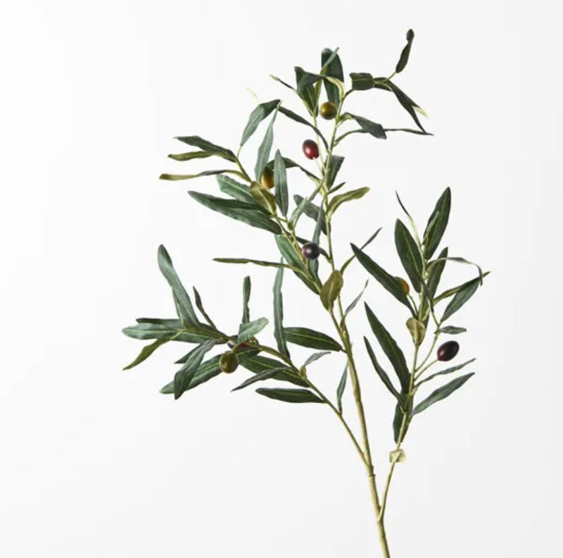 Olive Leaf Spray Green