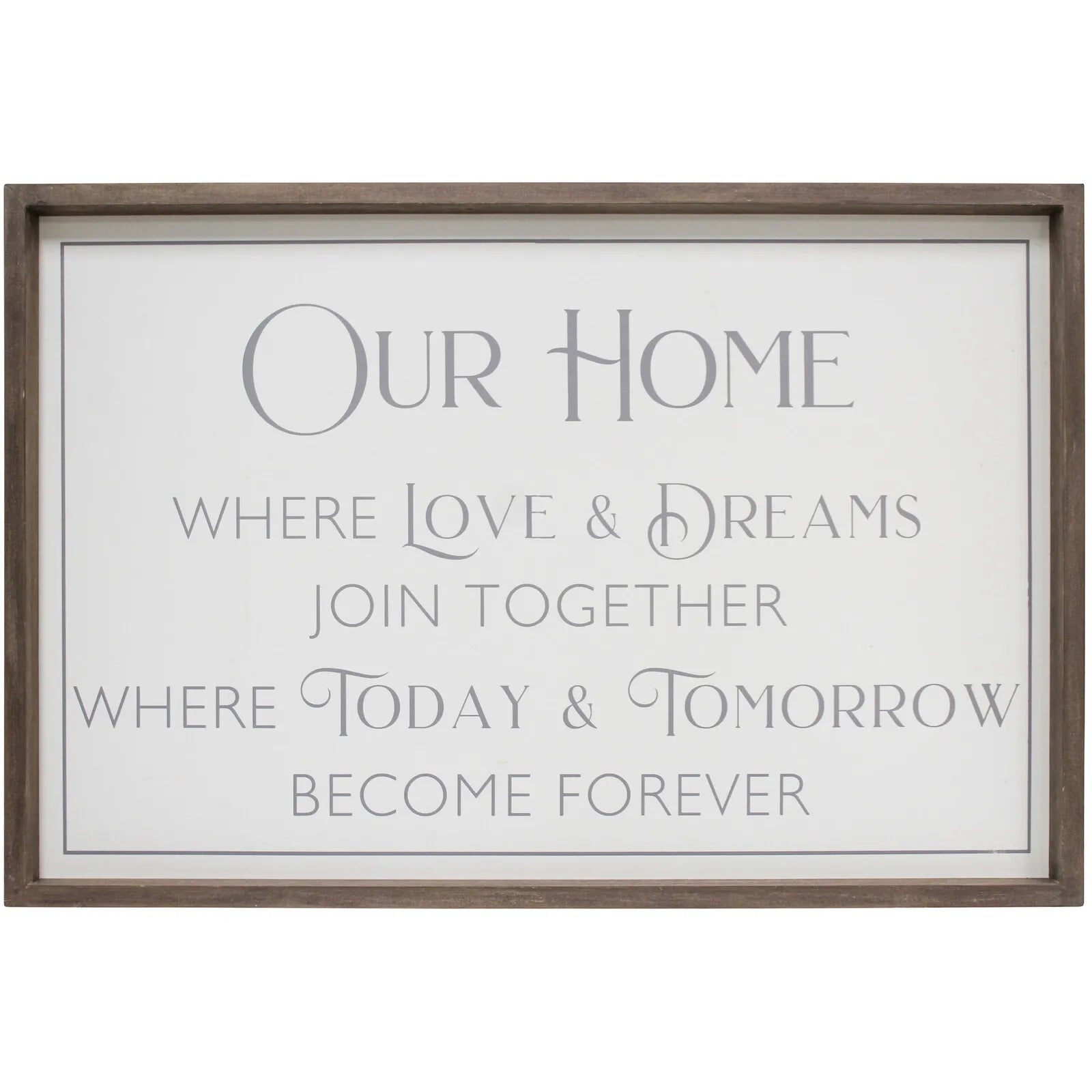 Sign Large Our Home