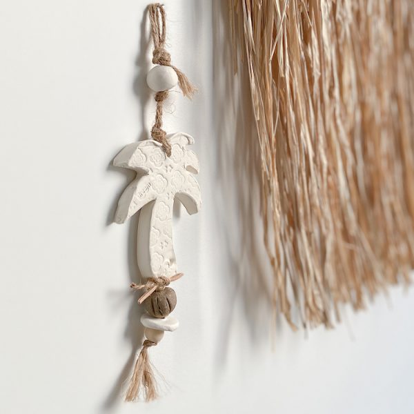 Ceramic Wall Art Hanging | Palm
