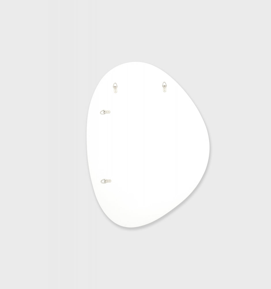 Pebble White Mirror | 70x90cm