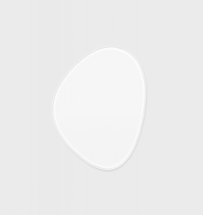 Pebble White Mirror | 70x90cm