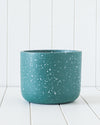 Erika Planter | Green/White Speckle