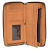 Salta | Cowhide Zippered Wallet with Tooling Details