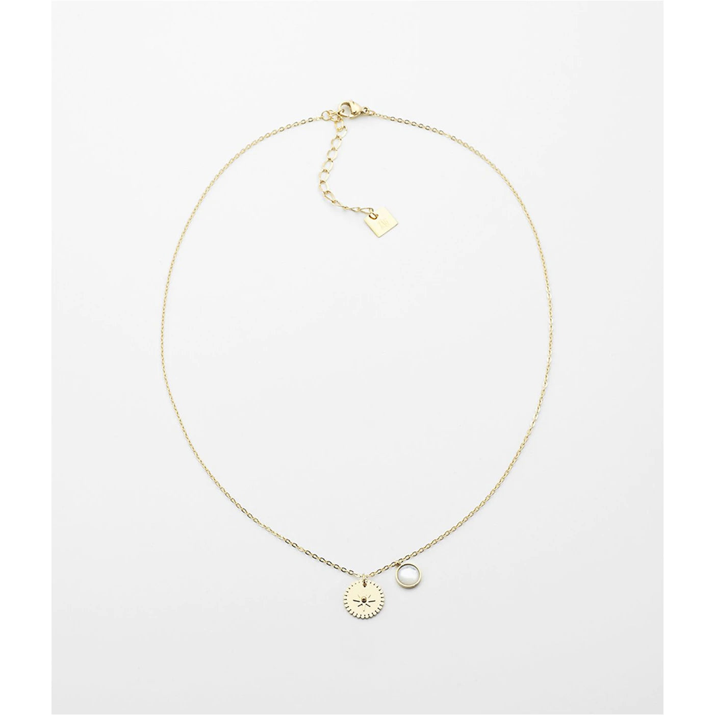 Sand Necklace with Mother of Pearl