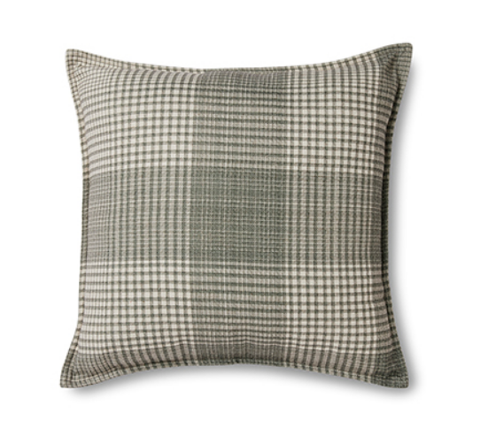 Sutton Check Cushion