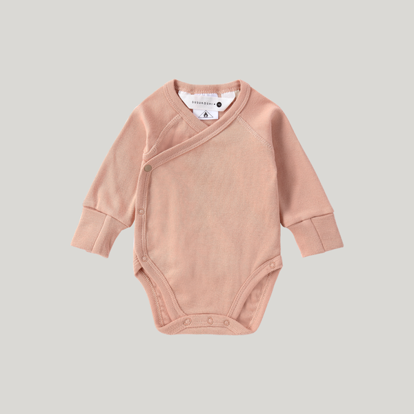 Organic Cotton Kimono suit L/Sleeve Tan