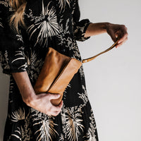 Lucie Leather Bag/Clutch