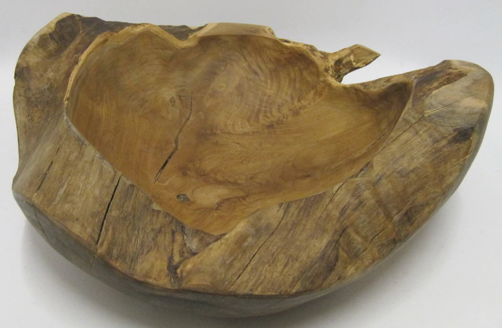 Carved Teak Bowl