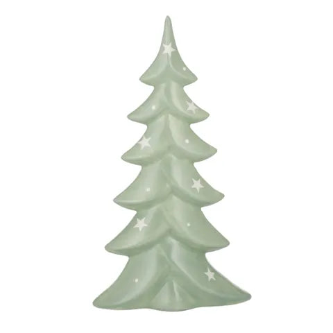 Xmas Tree Ceramic | Green/White