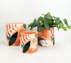 Esme Planter | Pink + Green | Assorted Sizes