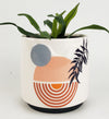 Quinn Abstract Rainbow Planter | Multicoloured