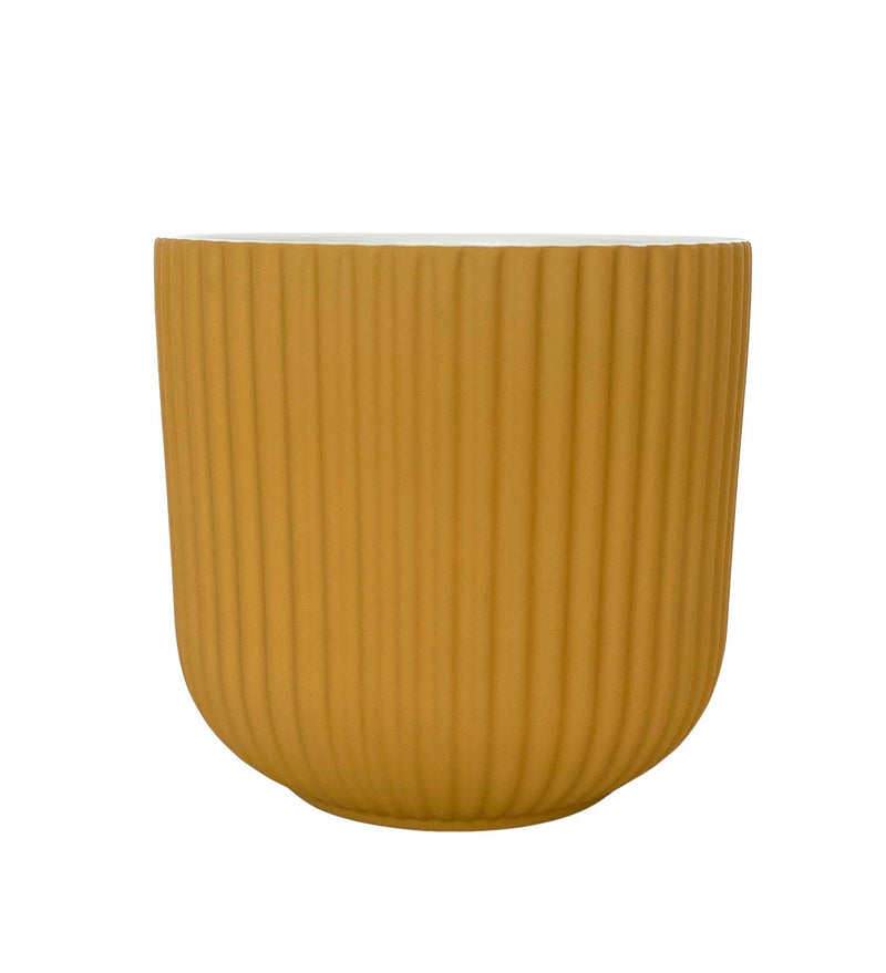 Brooklyn Ribbed Pot Planter