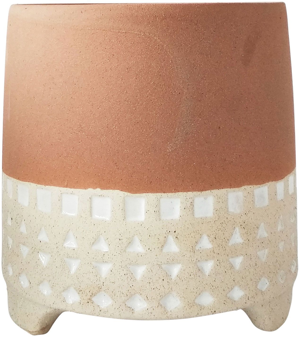 Kyra Planter with Legs Terracotta Med 15cm