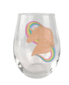 Boxed Stemless Wineglass with Saying