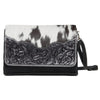Valencia | Cowhide Rectangular Flap Bag with Tooling
