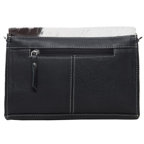 Valencia | Cowhide Rectangular Flap Bag with Tooling