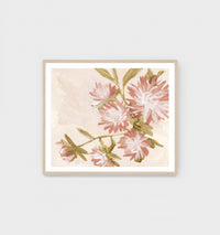 Wild Blooms Blush Print | Framed Print